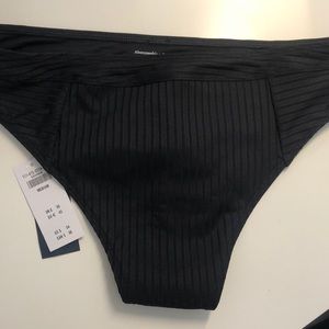 Abercrombie and Fitch Black Bikini Bottoms
